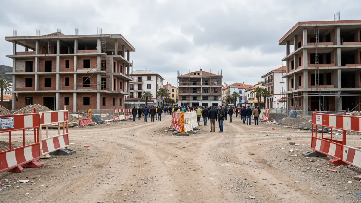 Generic image of an abandoned construction site in Puerto de la Cruz.