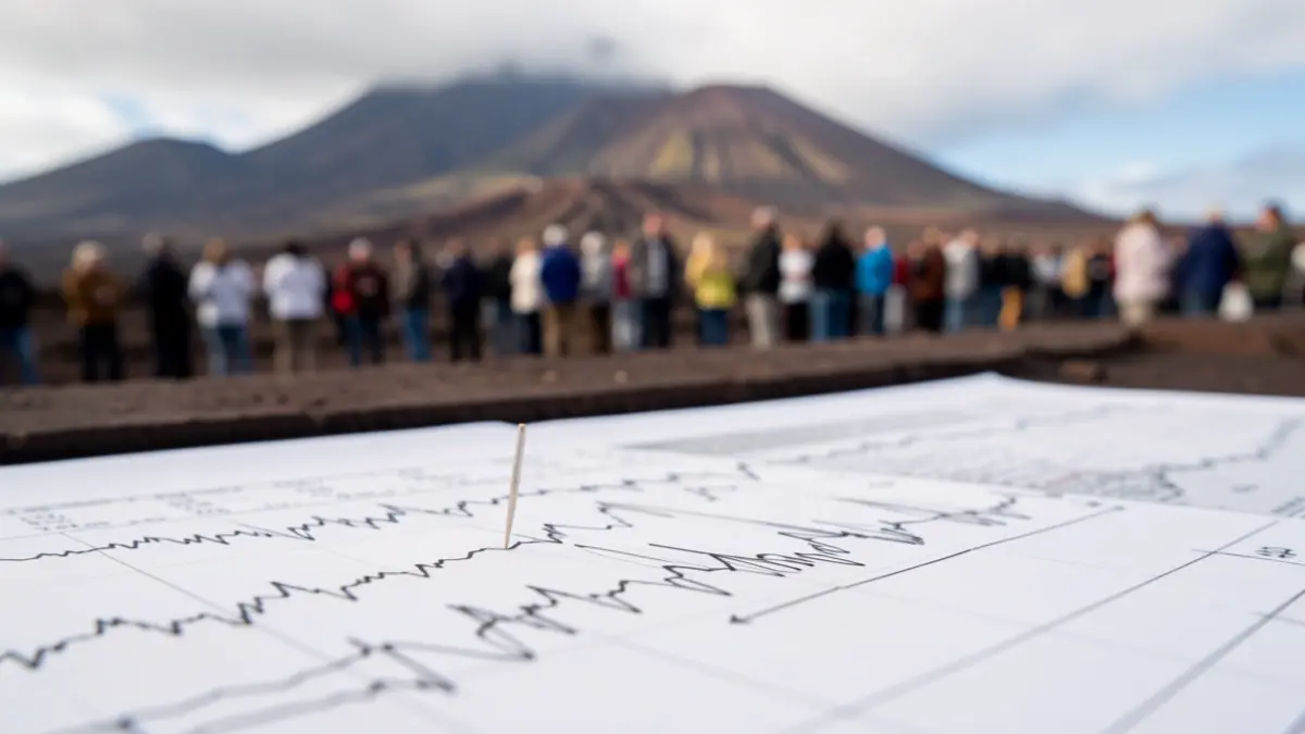 Generic image of a seismograph recording seismic activity.