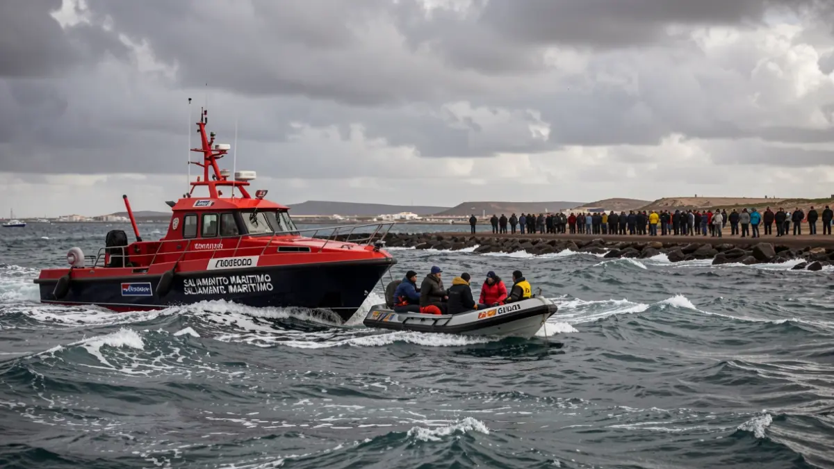 Imagen genérica de un rescate marítimo.