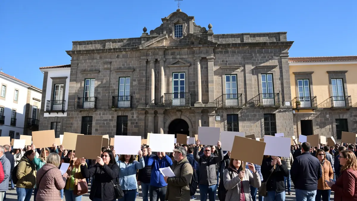 Imagen genérica de una protesta frente al Cabildo de Gran Canaria.