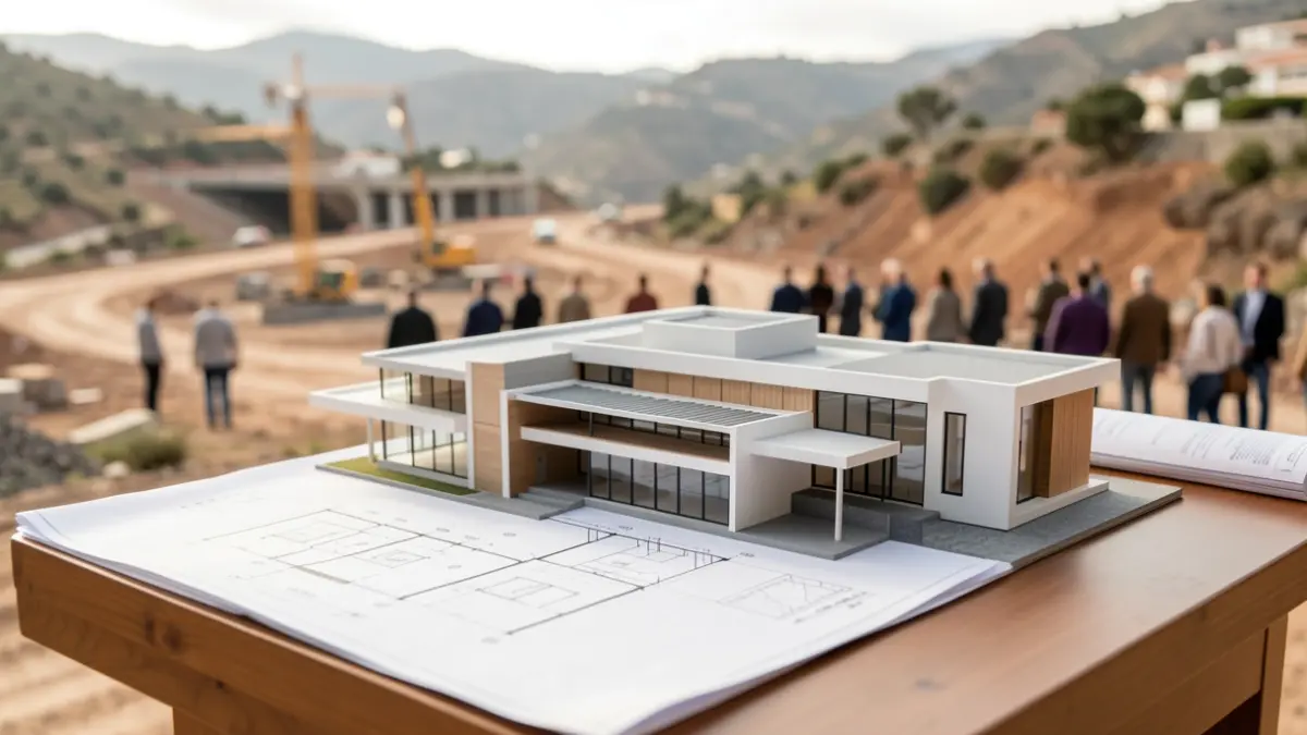 Planos arquitectónicos de un nuevo centro polivalente en Santa Lucía de Tirajana.