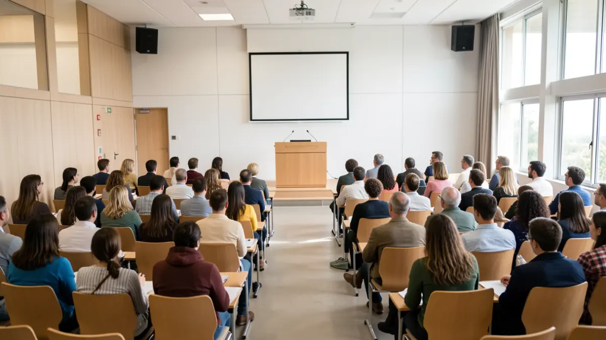 Generic image of a university lecture hall in Tenerife.