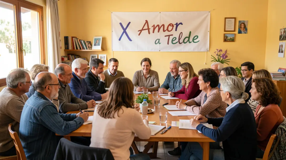 Imagen genérica de personas diversas colaborando en un proyecto comunitario en Telde.