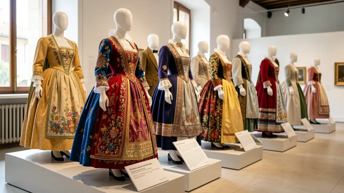 Exhibition of Spanish regional costumes in Arrecife.