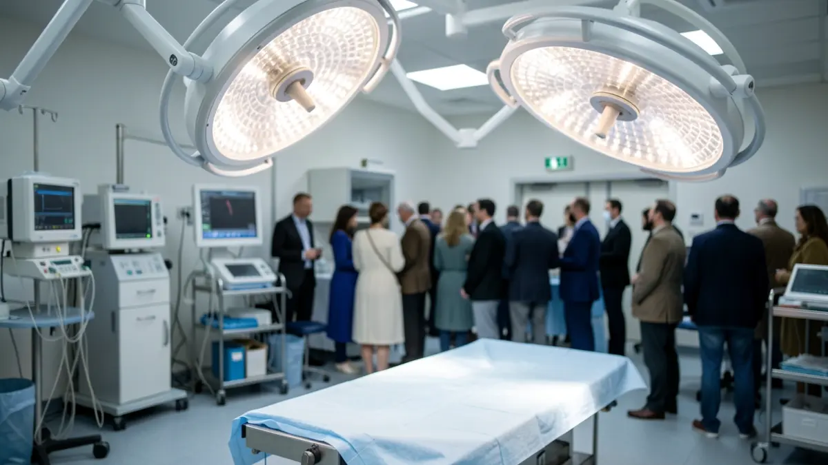 Imagen genérica de un quirófano hospitalario con equipo médico.