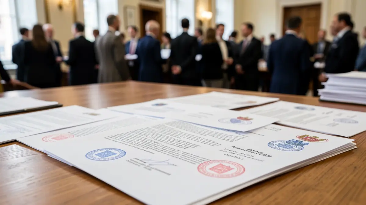 Generic image of official government documents.