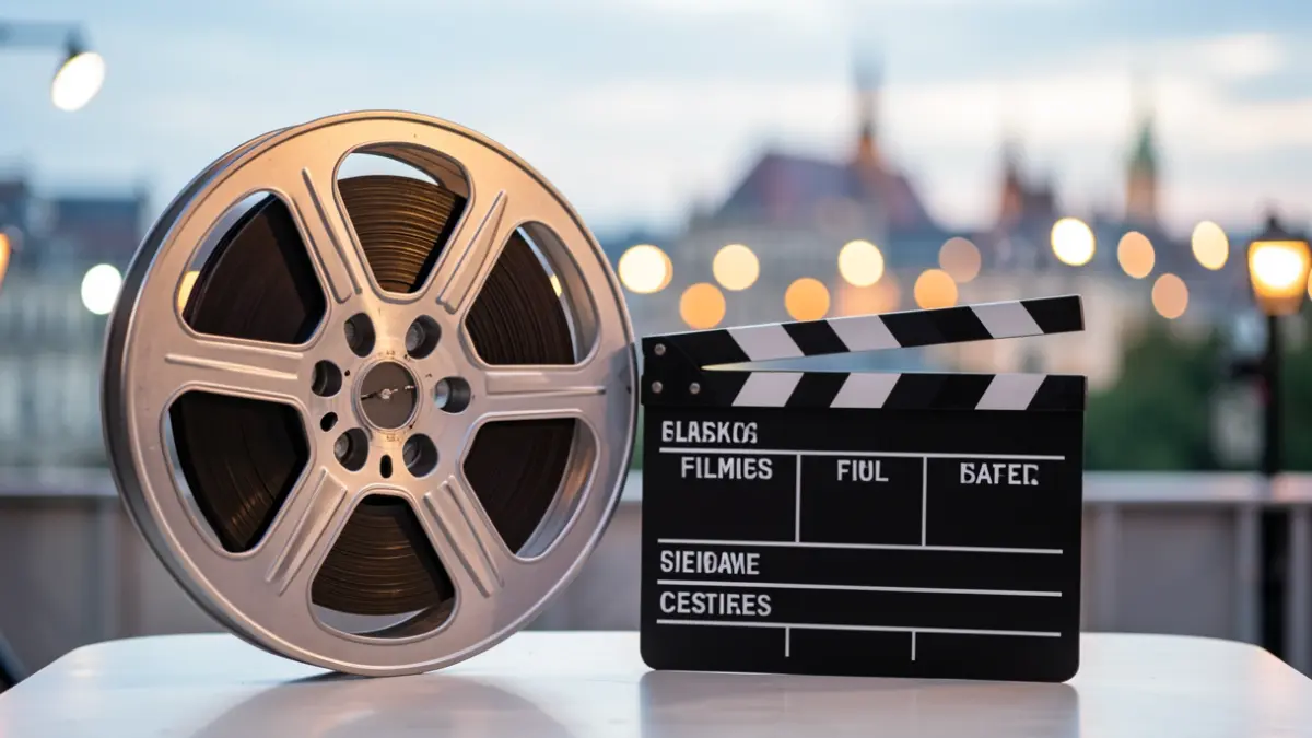 Generic image of international audiovisual industry elements.