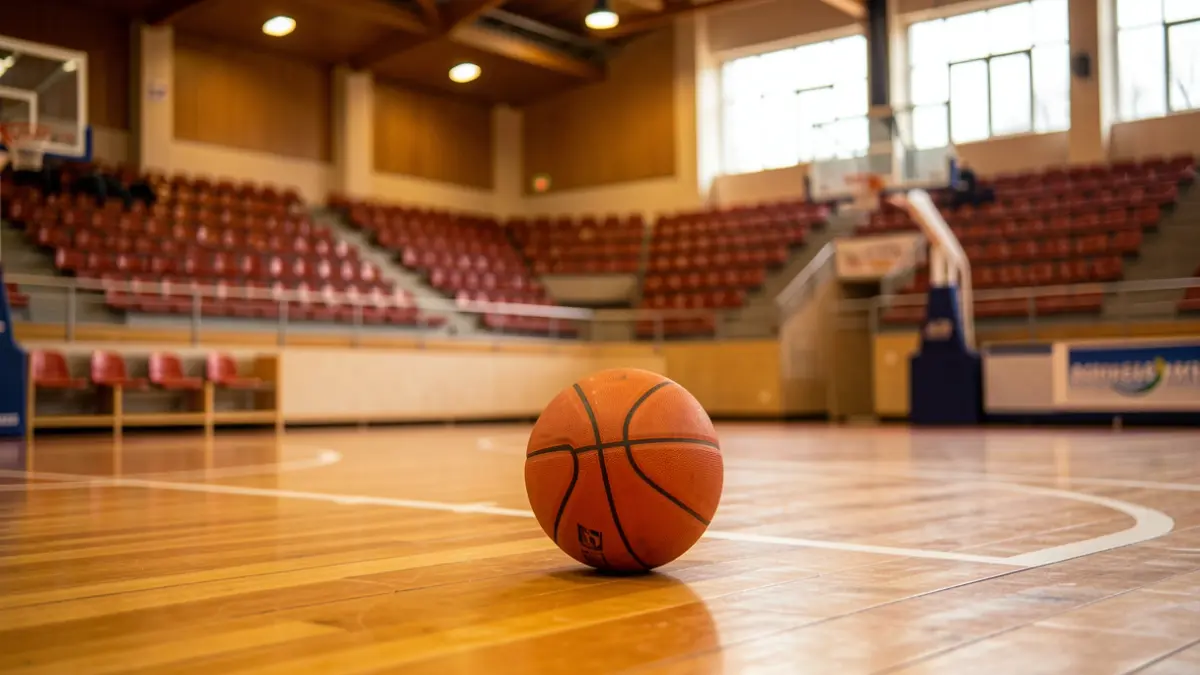 Imagen genérica de una cancha de baloncesto.