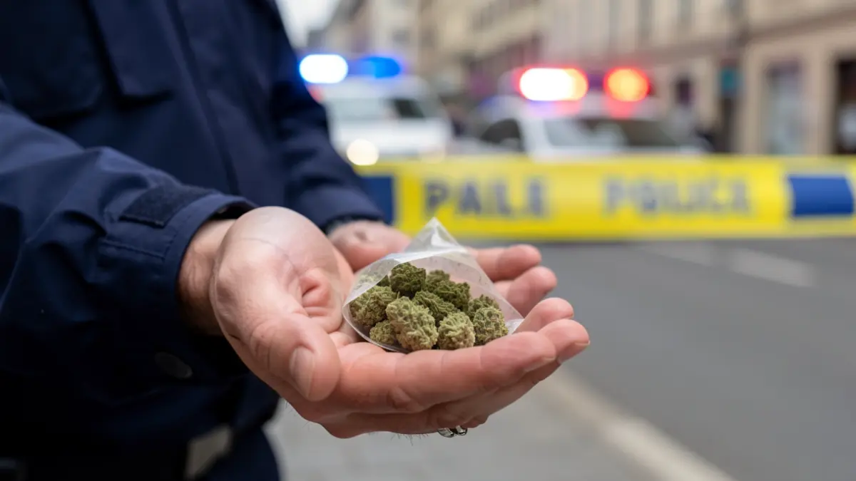Imagen genérica de un decomiso de drogas por parte de la policía.