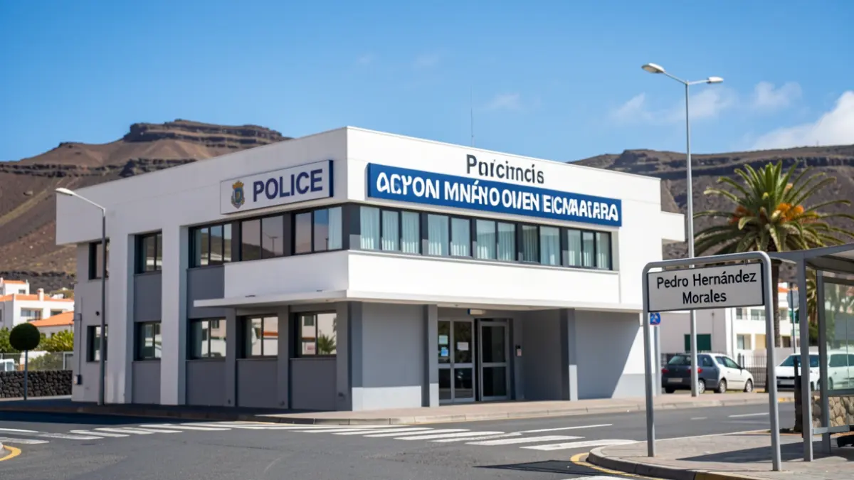 New Local Police office in El Cotillo, Fuerteventura, inaugurated during the patron saint festivities.