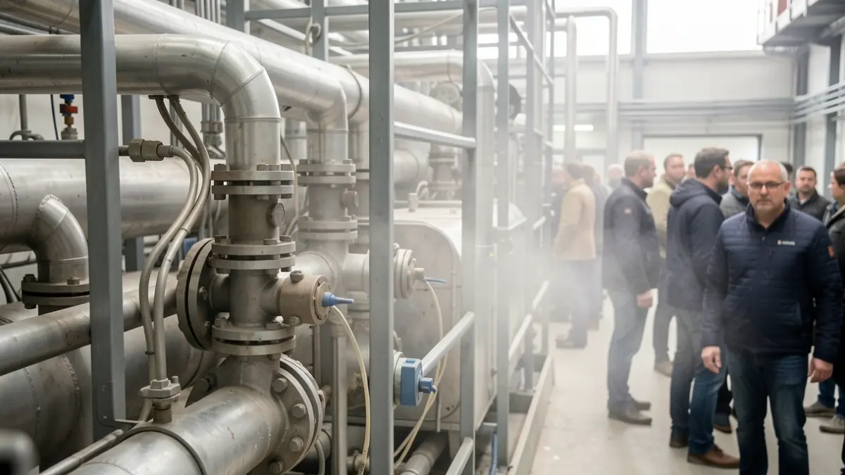 Image of a thermal drying system at the North Ecopark in Gran Canaria.