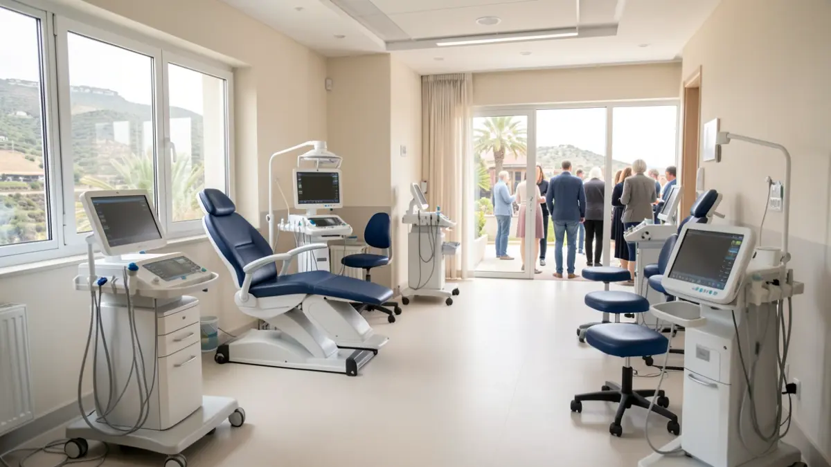 Generic image of an oncology treatment room in a hospital.