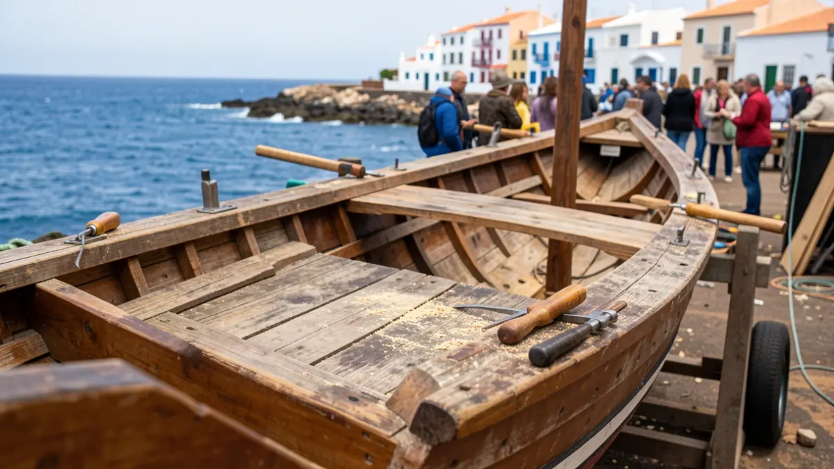 Restauración de la patrullera danesa 'Nauja' en Arrecife, Lanzarote.