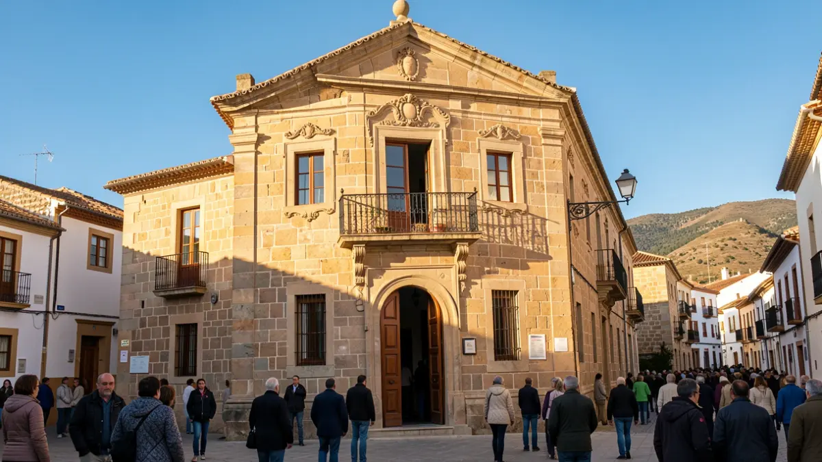 Fachada de la Casa de la Cultura Braulio Martín Hernández en El Paso, Canarias, durante el día.
