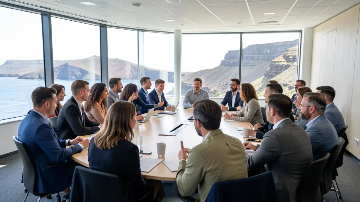 Emprendedores participando en un taller de ventas y visibilidad en Canarias.