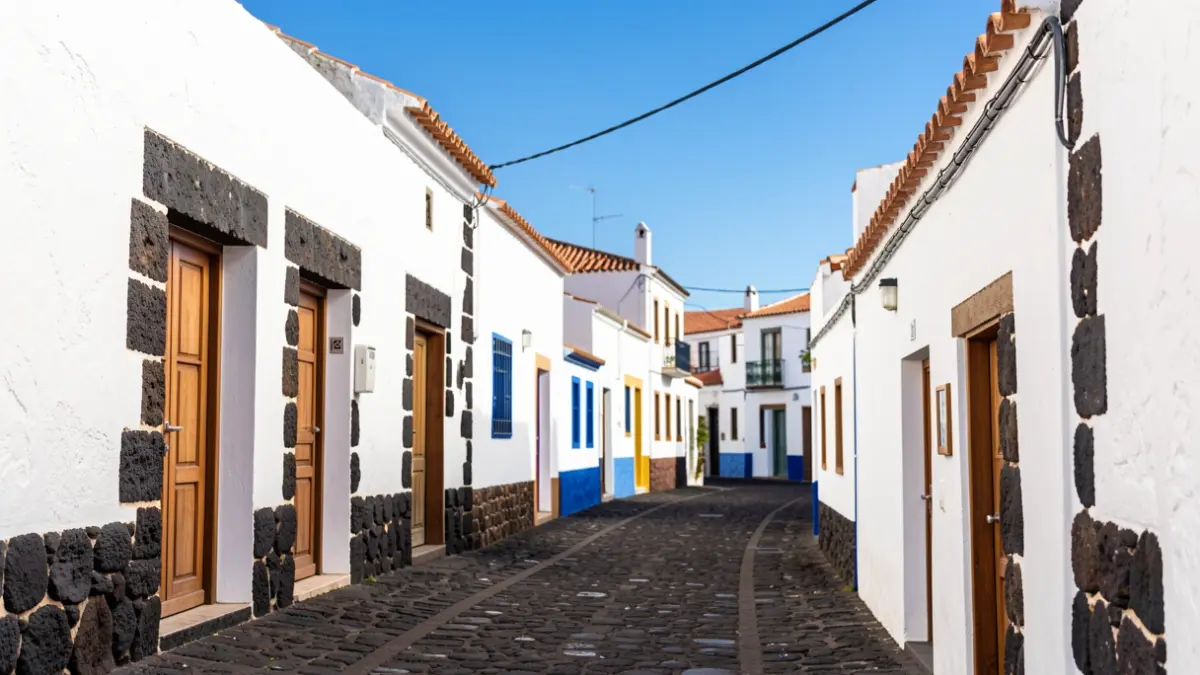 Generic image of traditional architecture in Yaiza, Lanzarote.
