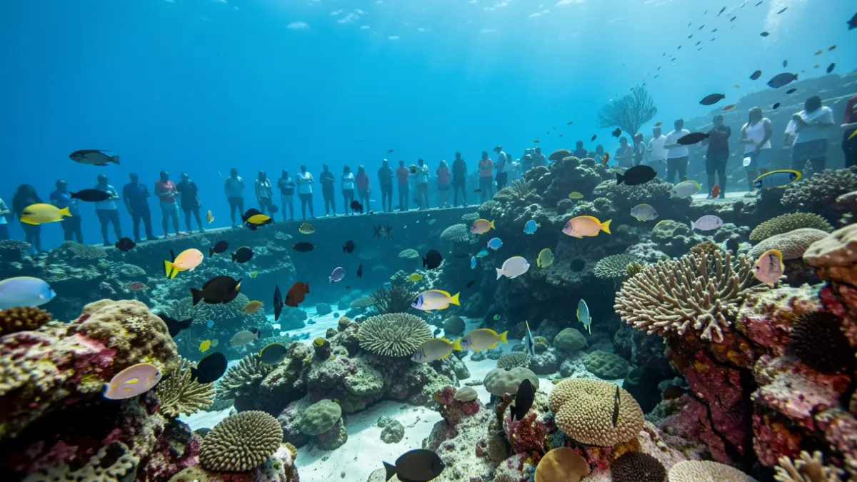 Generic image of Sardina bay in Gran Canaria with marine life.