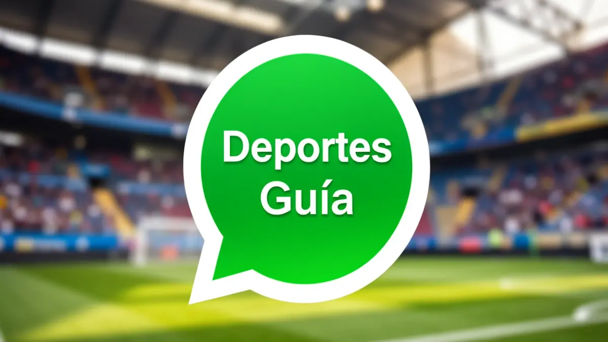 Icono del canal oficial de WhatsApp de Deportes Guía.