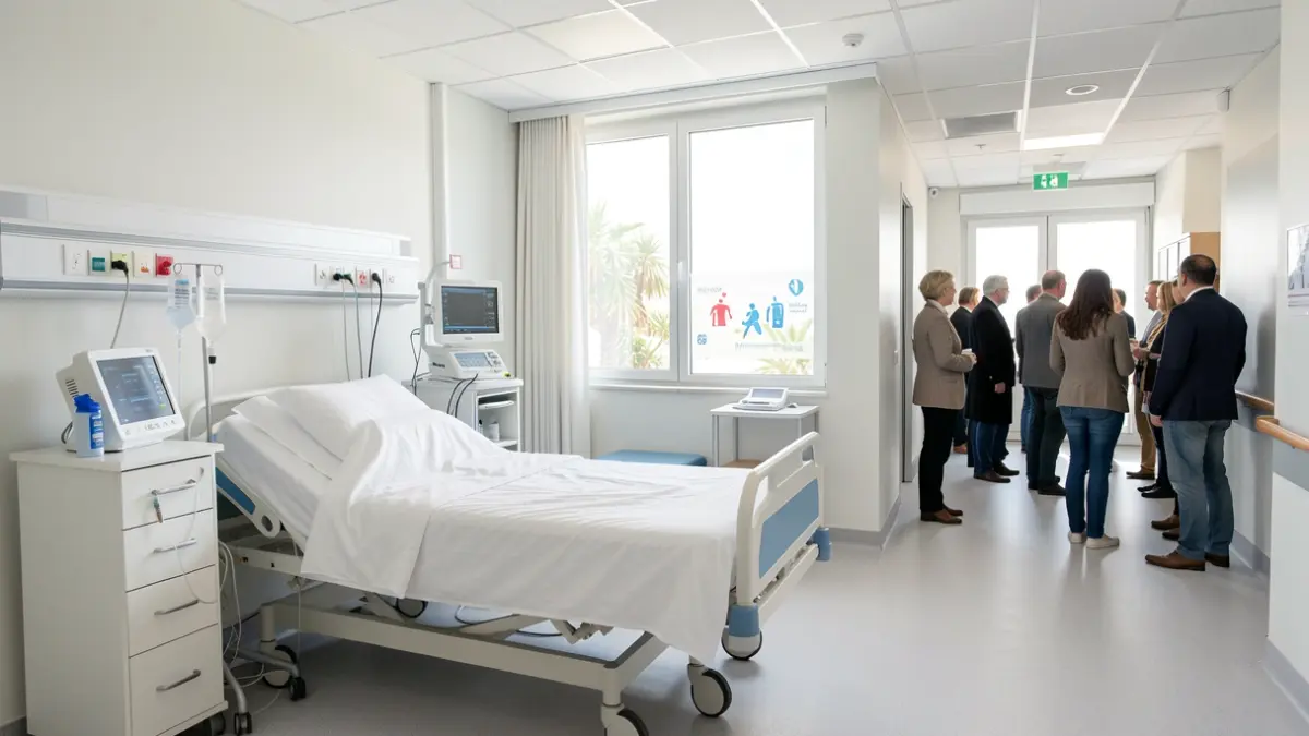 Imagen genérica de una habitación de hospital en Canarias.
