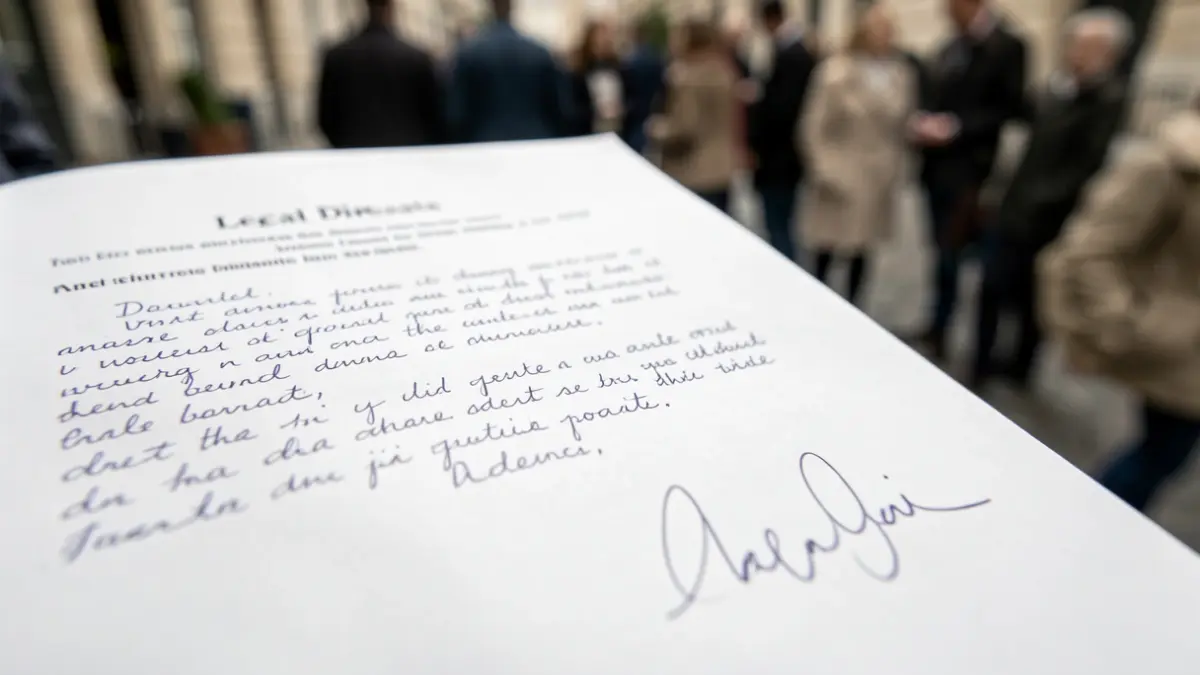 Generic image of a legal document with a signature.