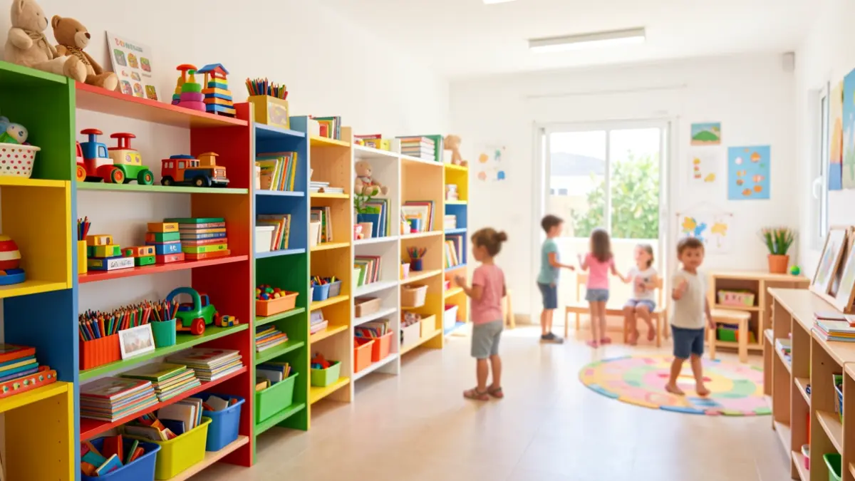 Imagen genérica de una ludoteca infantil mejorada con nuevo equipamiento en Los Realejos.