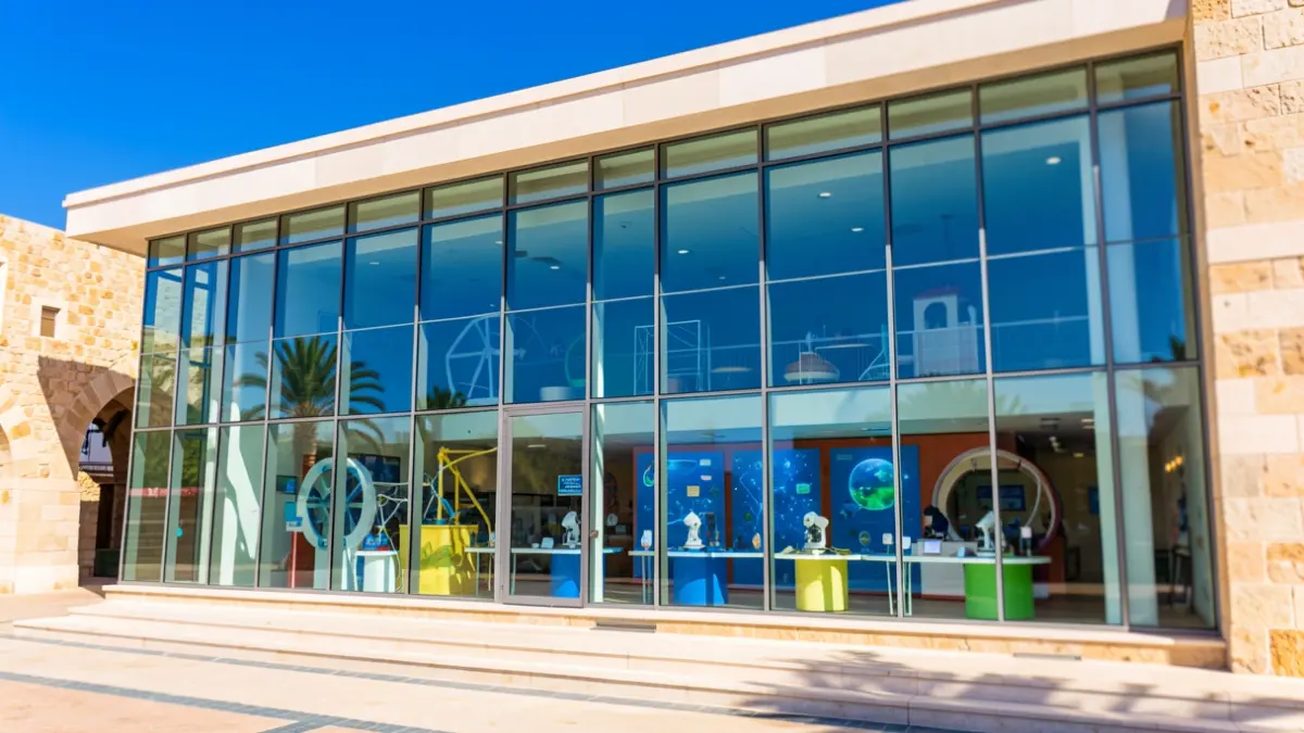 Facade of the Elder Museum of Science and Technology in the Canary Islands.