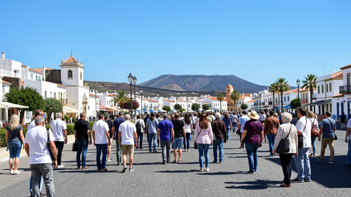 Cielo despejado sobre el municipio de Ingenio, Gran Canaria.