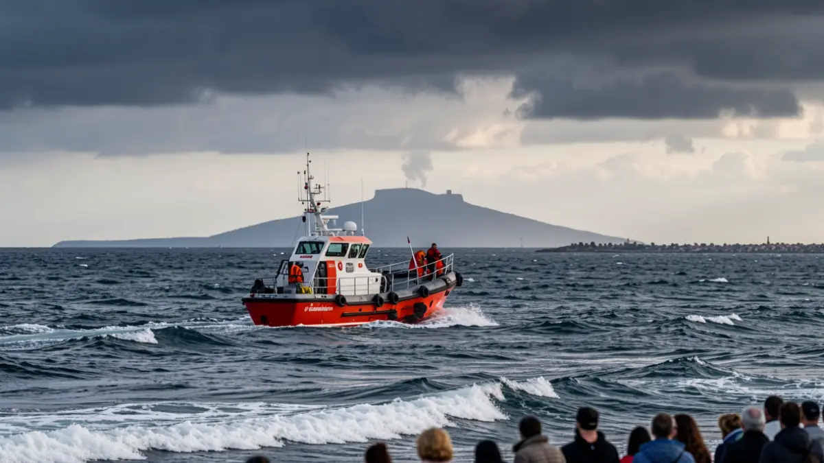 Imagen genérica de una embarcación de Salvamento Marítimo en alta mar.