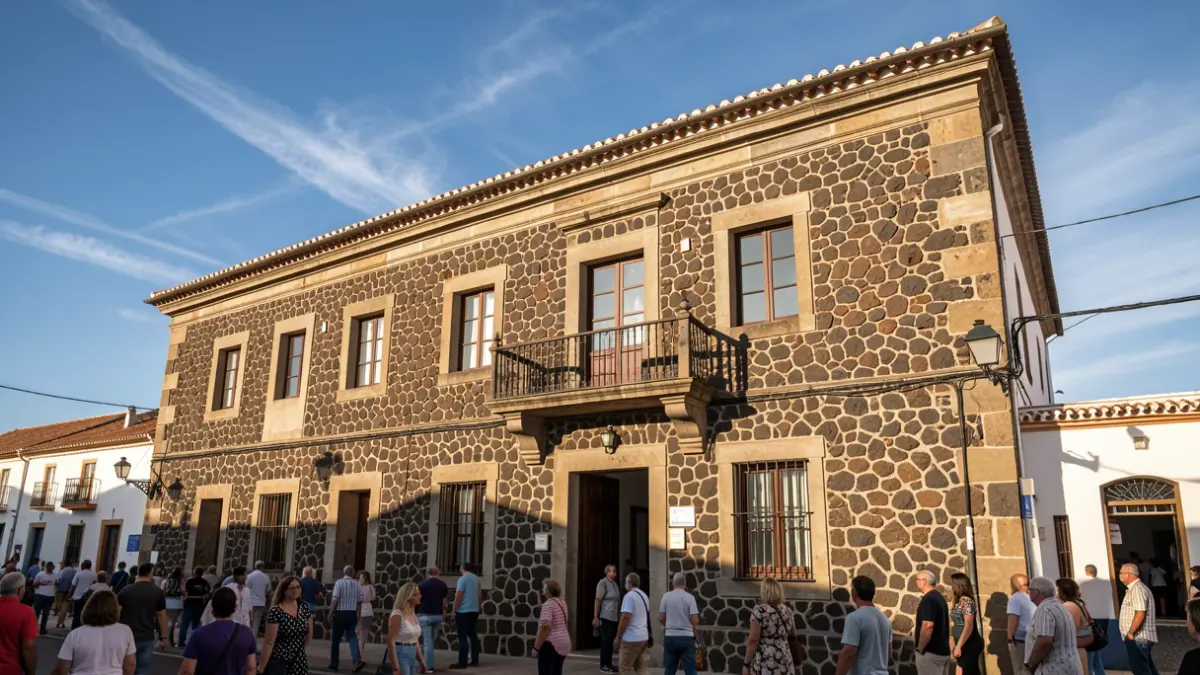 Fachada del Ayuntamiento de San Bartolomé de Tirajana.