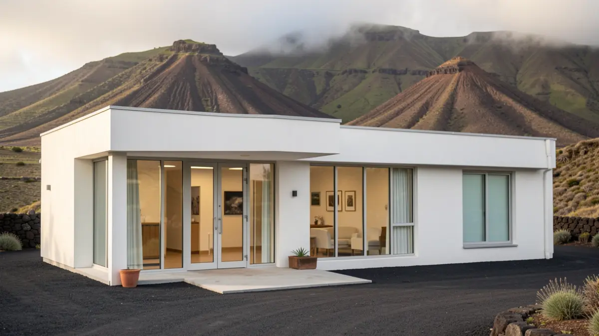 Imagen genérica de un tanatorio municipal moderno en La Gomera.
