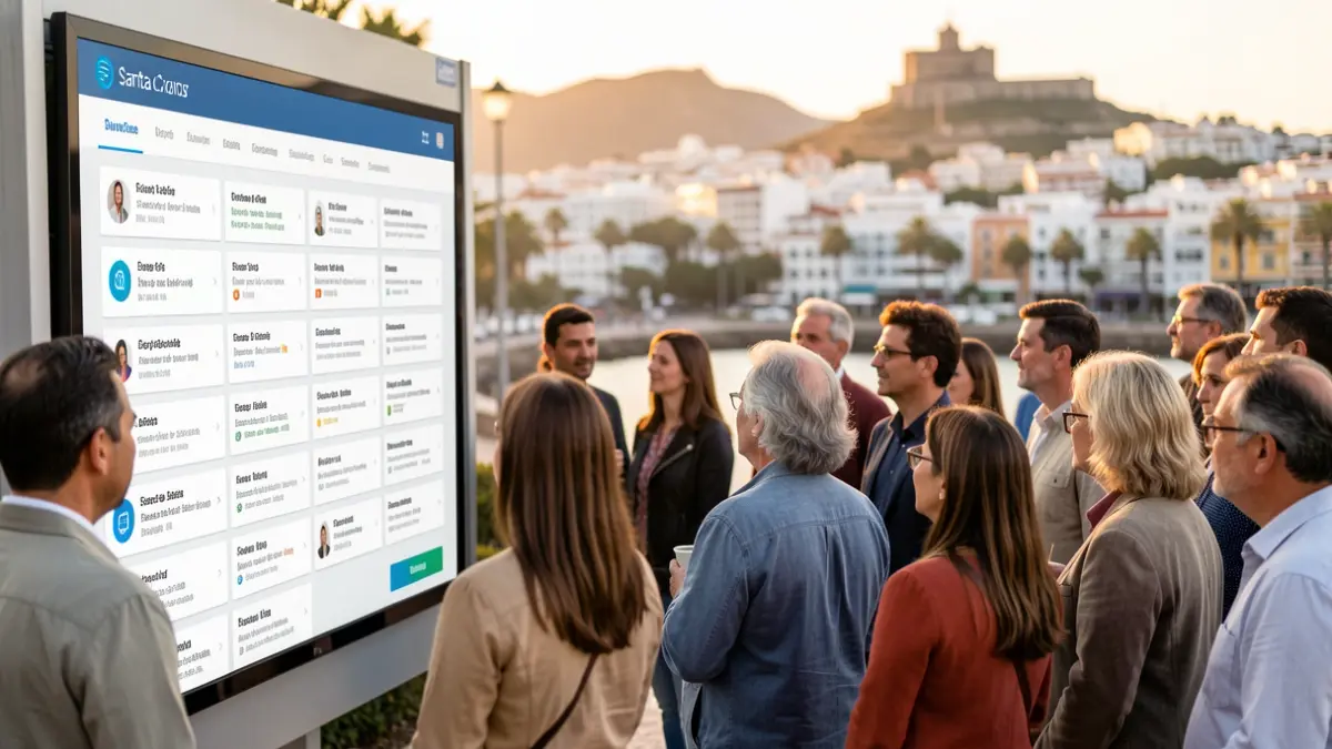 Image of people looking for jobs in Santa Cruz de Tenerife.