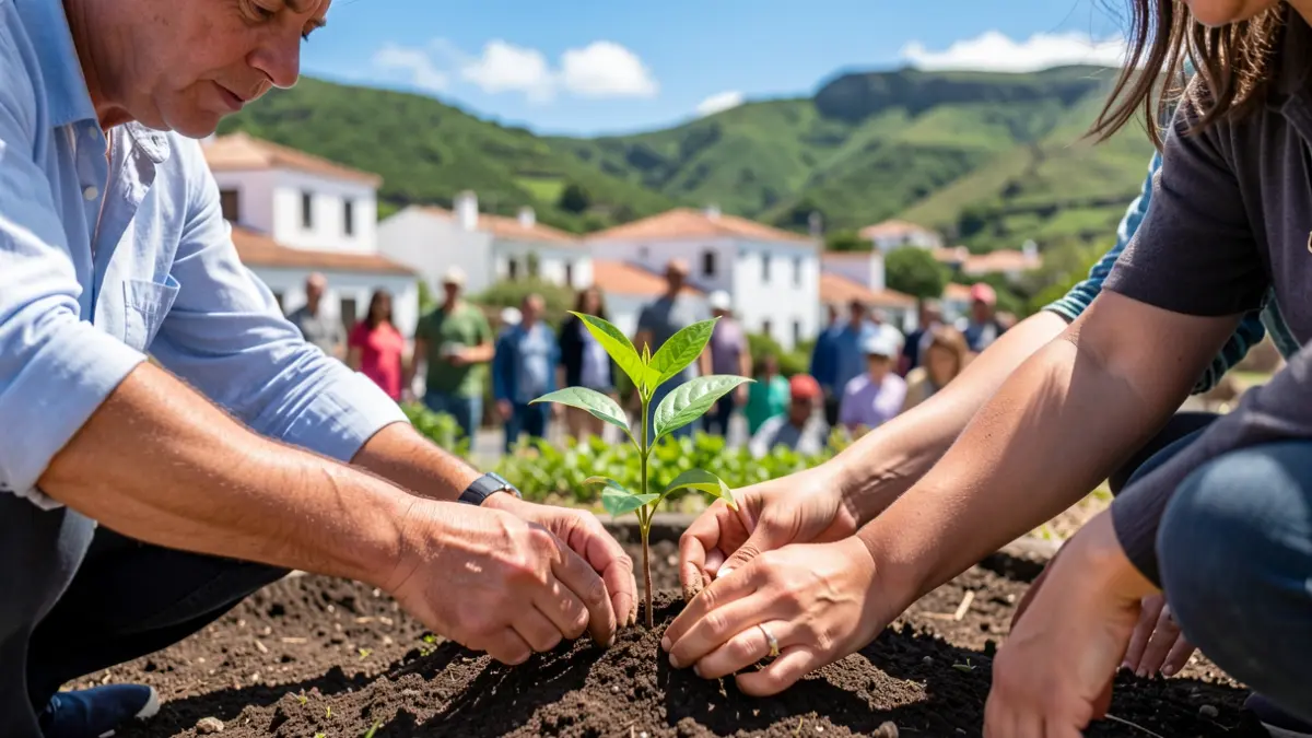 Imagen genérica de colaboración comunitaria en Canarias.