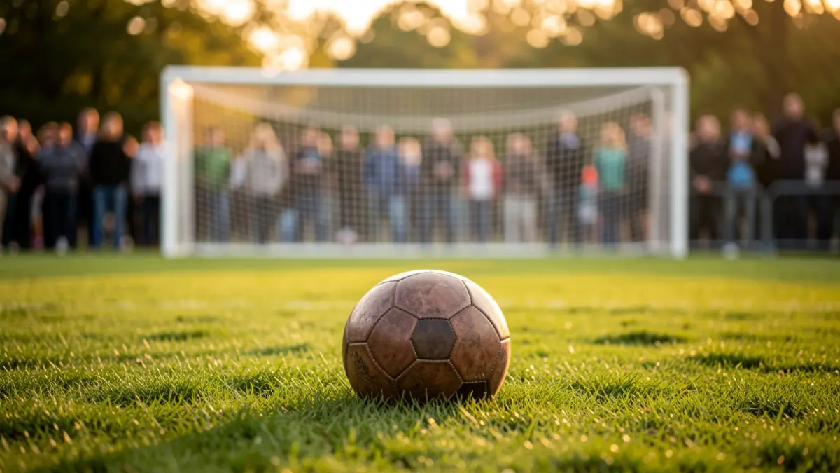 Imagen genérica de un balón de fútbol sobre el césped.