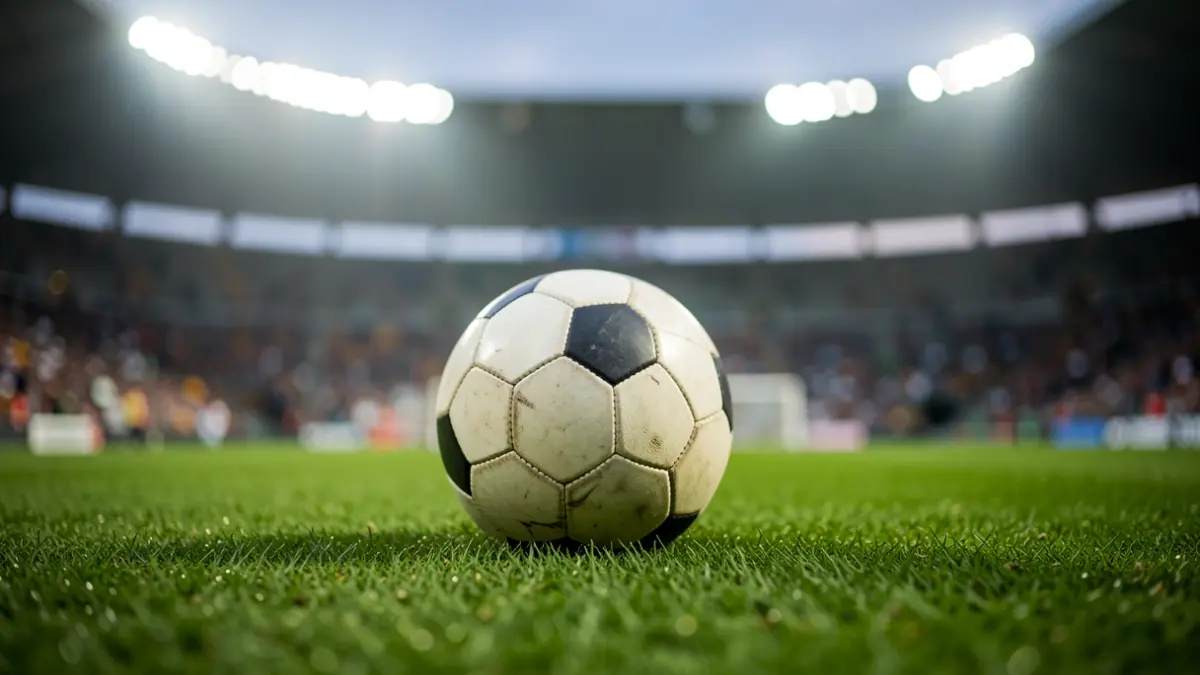 Generic image of a football on a stadium field.