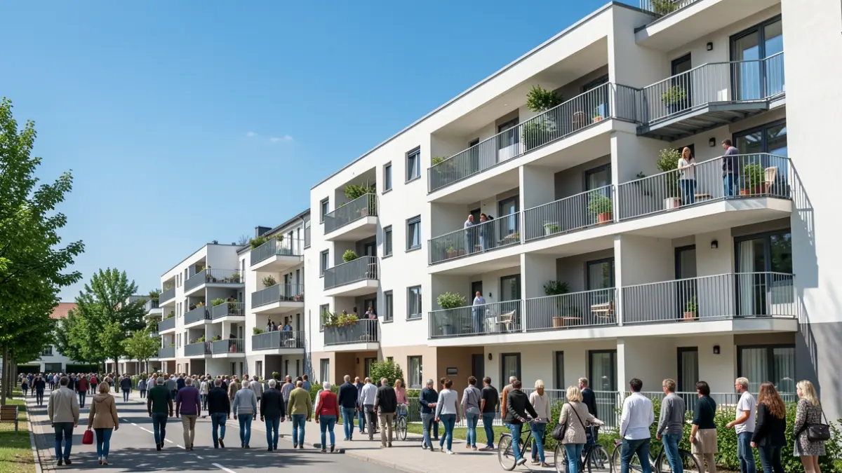 Generic image of a public housing building.