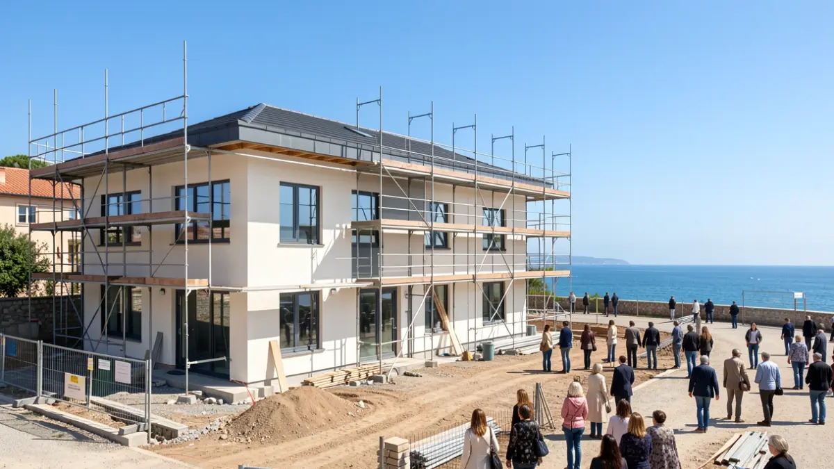 Image of the expansion works at the Costa Teguise health center.