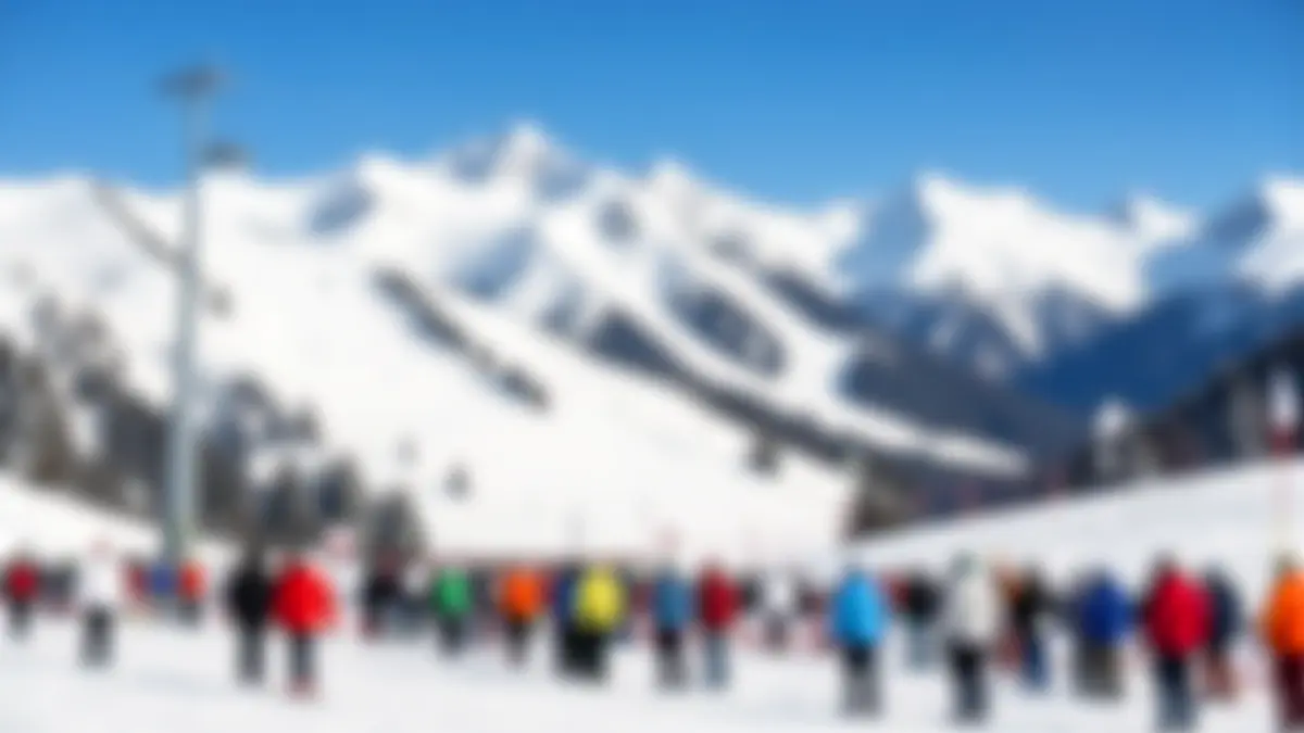 Generic image of a snowy mountain landscape with ski slopes.