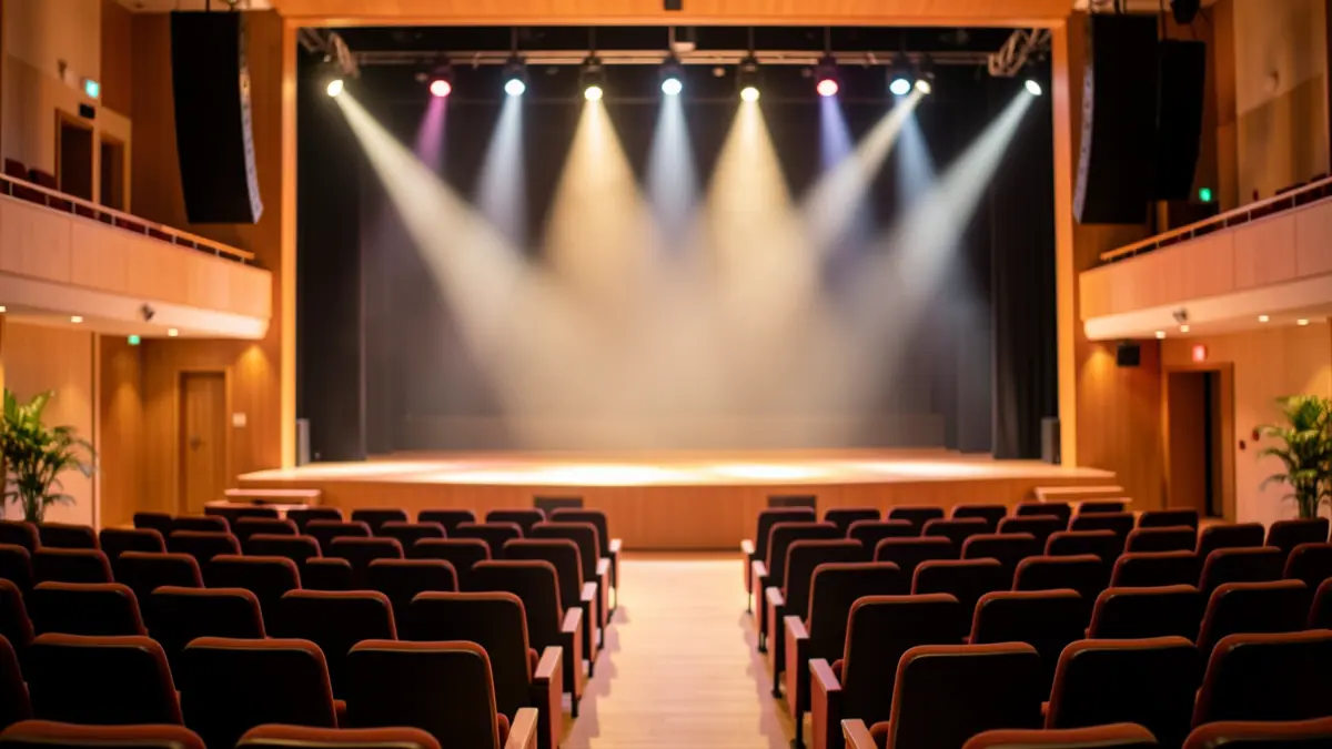 Imagen genérica de un auditorio en Canarias durante una gala deportiva.