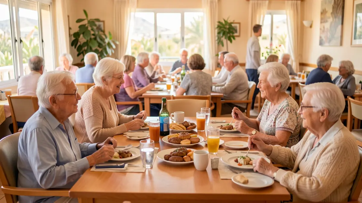 Generic image of a day of coexistence at a center for people with Alzheimer's in the Canary Islands.