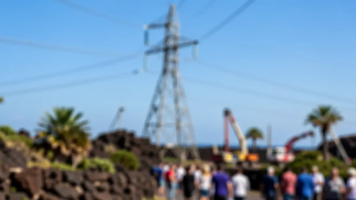 Imagen genérica de infraestructura eléctrica en Canarias.