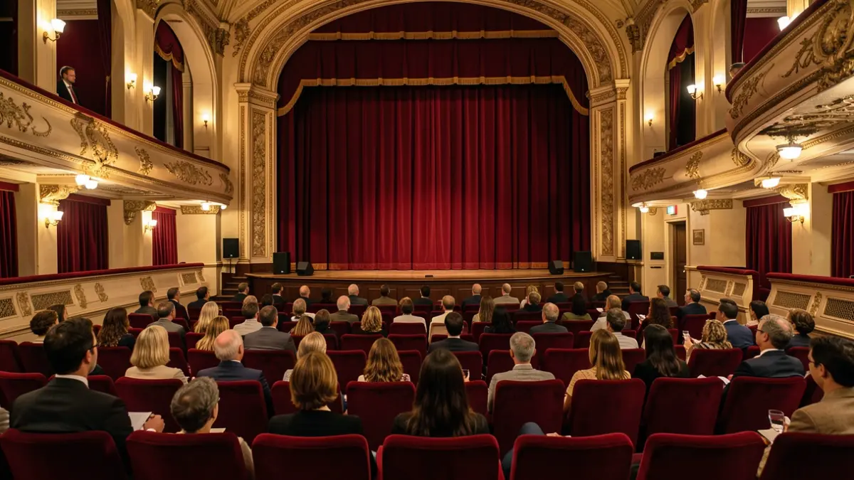 Generic image of a theater interior.