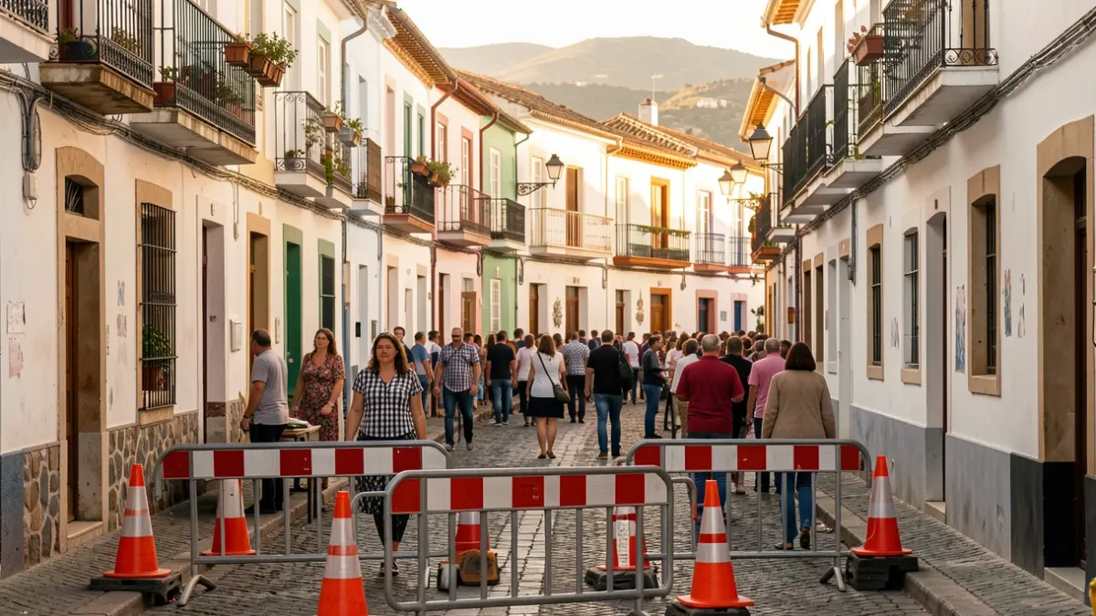 Cortes de tráfico y señalización en calles de Fasnia por las fiestas.