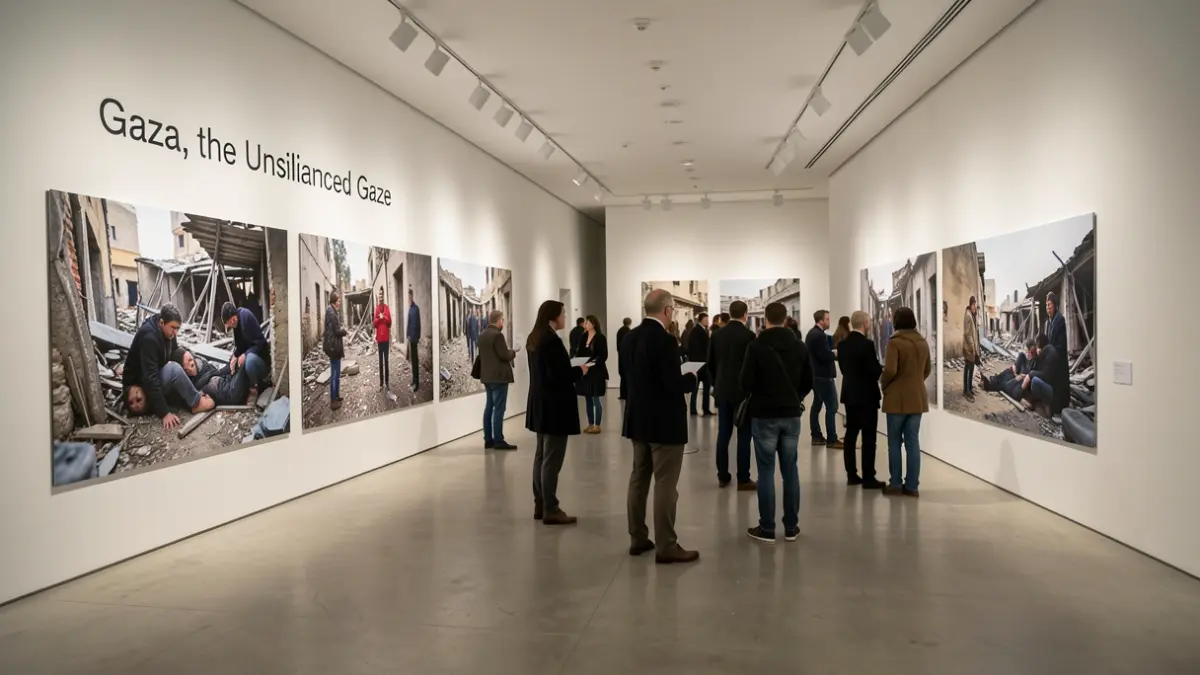 Exposición fotográfica 'Gaza, la mirada no silenciada' en la Sala Sábor de Gáldar.