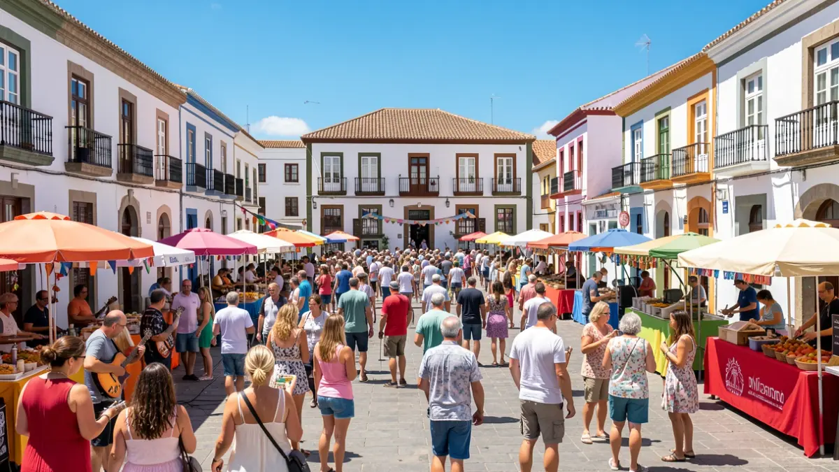 Imagen genérica de una fiesta vecinal en Ingenio con gente disfrutando.