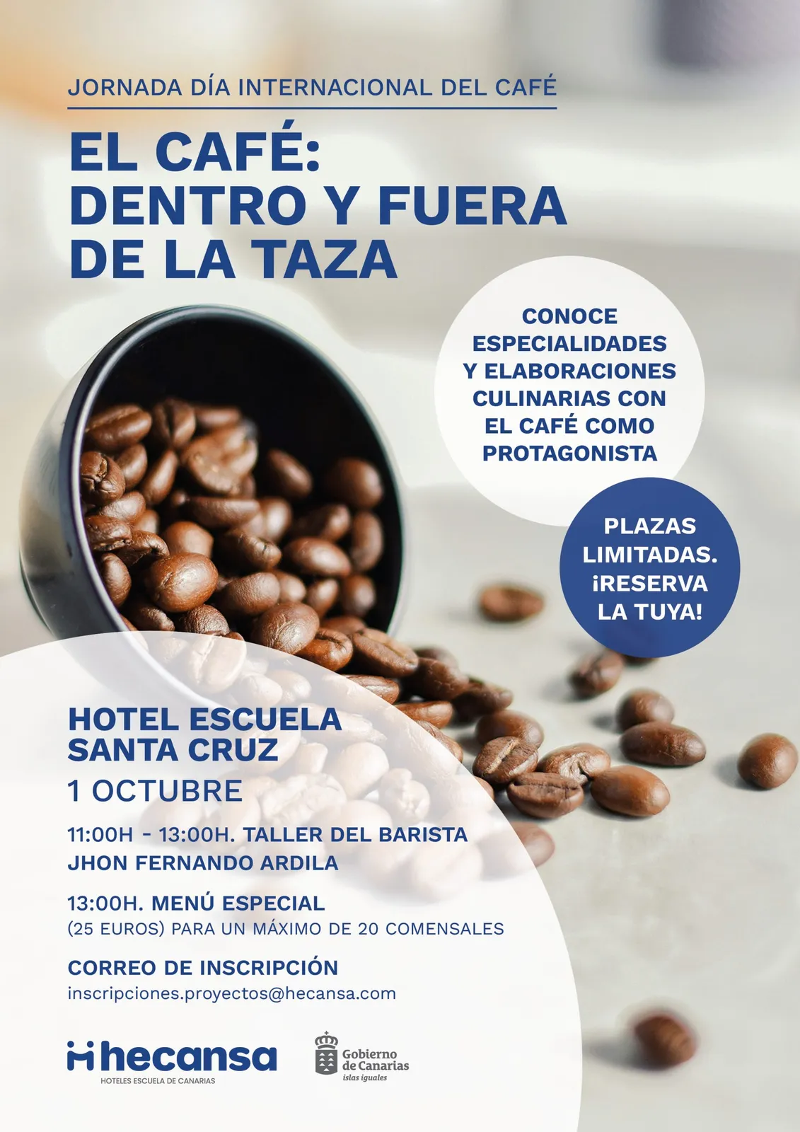 Jornada sobre café y gastronomía en el Hotel Escuela Santa Cruz