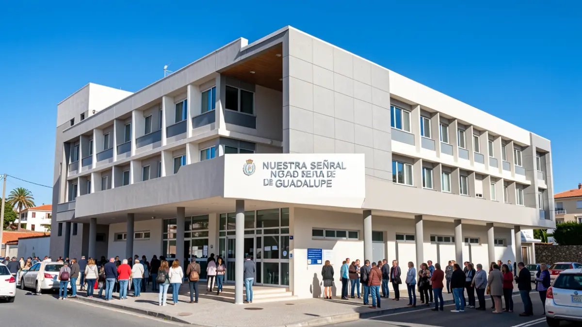 Fachada del Hospital Nuestra Señora de Guadalupe en La Gomera.