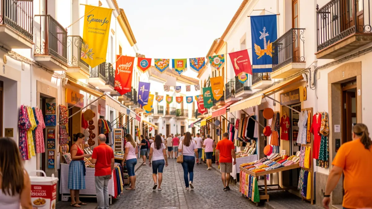 Imagen genérica de una campaña comercial en un pueblo de Canarias.