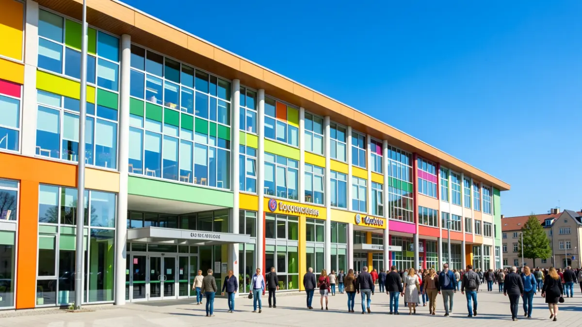 Imagen genérica de un edificio universitario moderno.