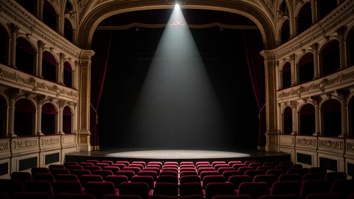 Imagen del escenario del Teatro Pérez Galdós en Las Palmas de Gran Canaria.