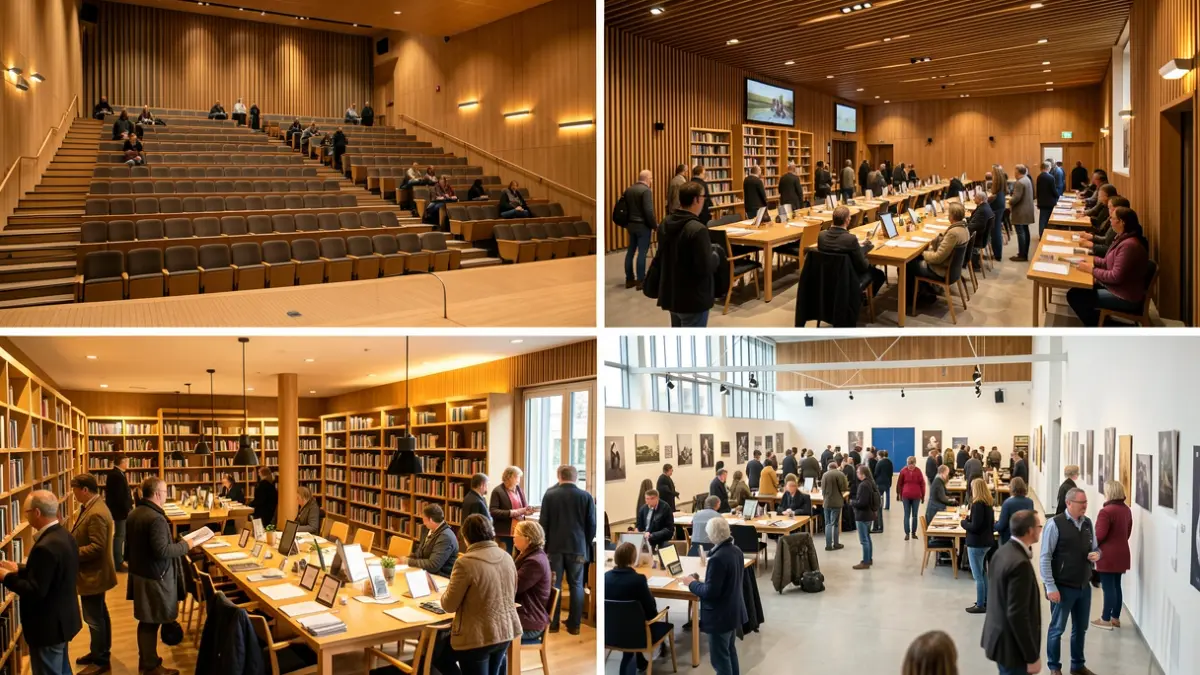 Image of the different rooms of the Jesús Arencibia Cultural Space, a new cultural facility in Tamaraceite.